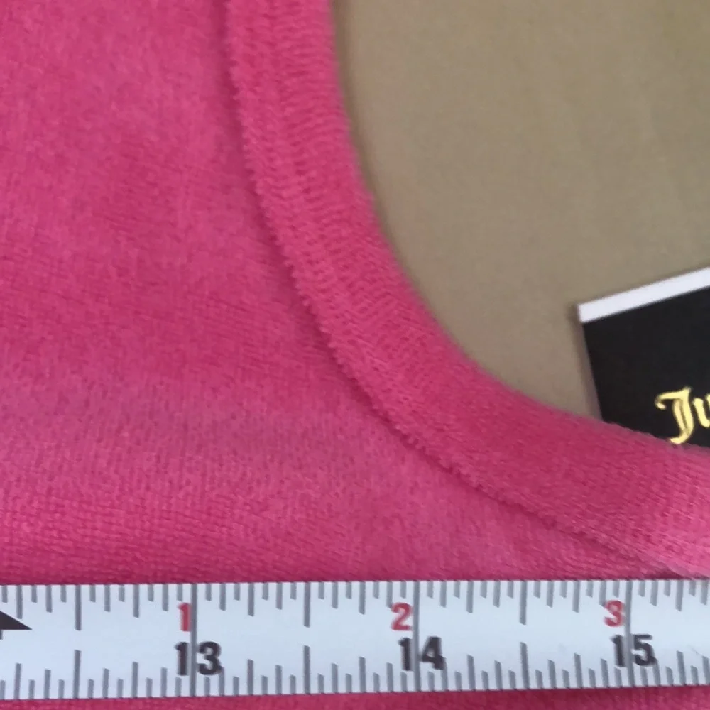Juicy Couture Terrycloth Racerback pink tank dress